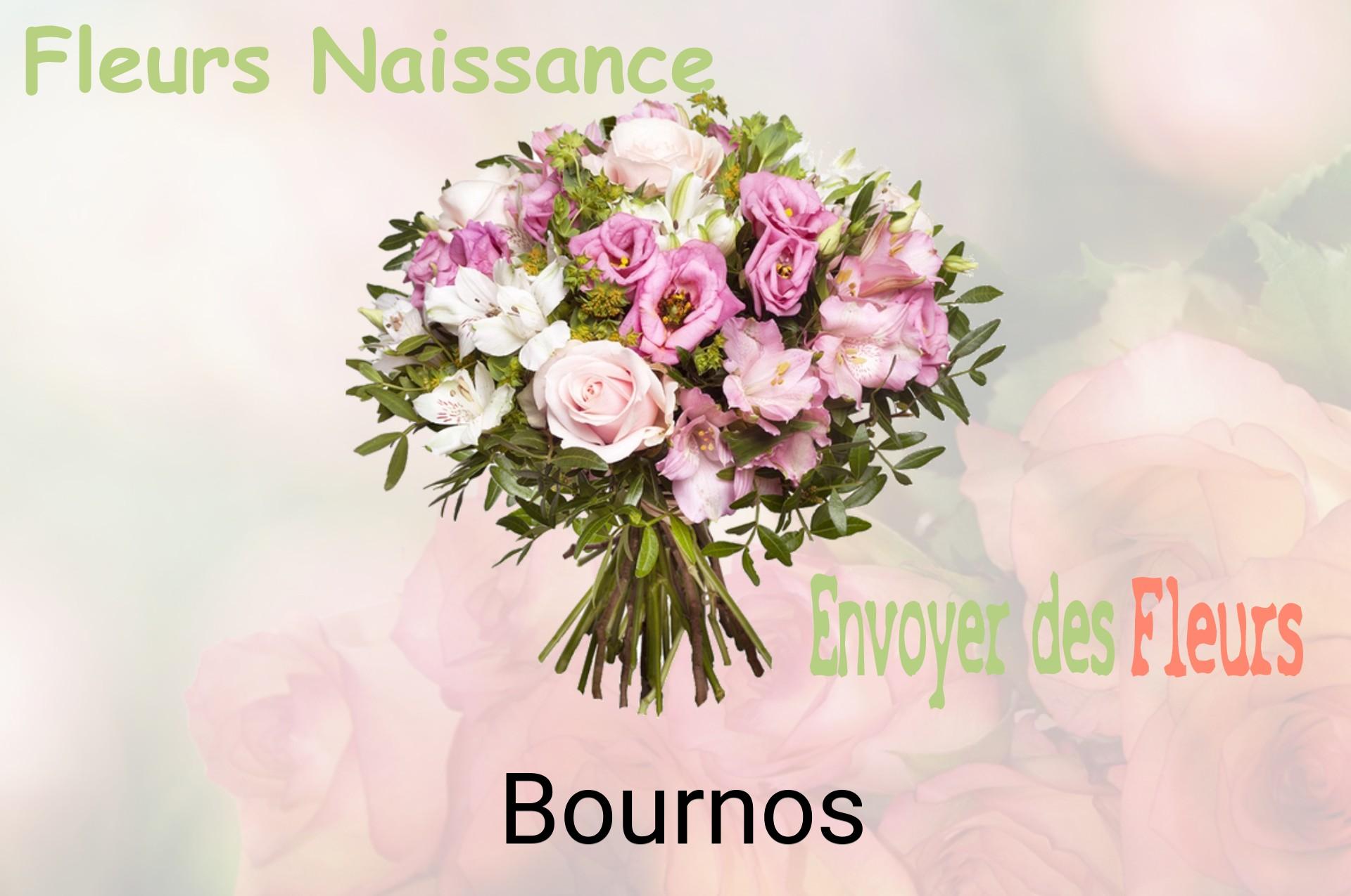 Bouquet de fleurs de naissance livré à Bournos